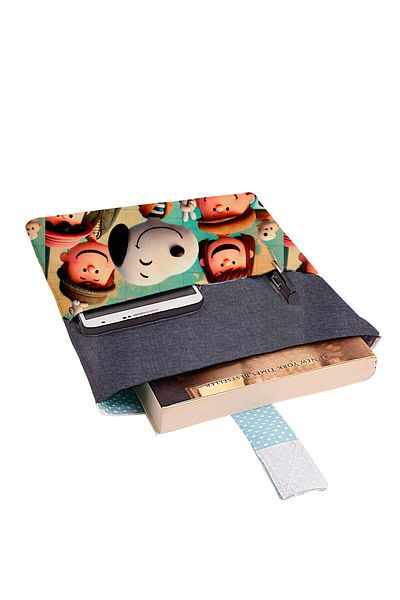 HRS Patterned Washable Pocketed Book Case 20 x 25 cm Multi-Purpose Bag Book Cover