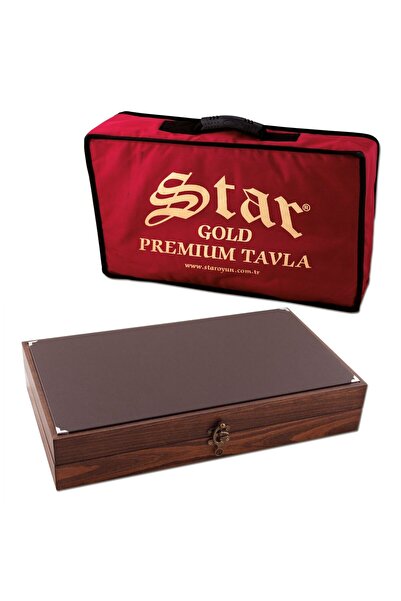 Star Oyun Aletleri Premium Gold Tavla Çantalı