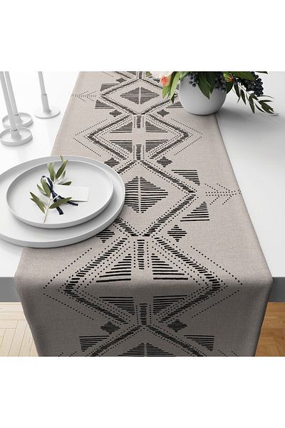 MUN HOME Velvet Runner - Ψηφιακή εκτύπωση