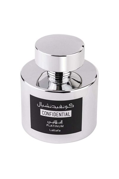 lattafa Confidential Platinum Eau de Parfum, Lattafa, Men 100 ml