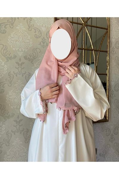 Nimet Abla Butik Hand Embroidered Prayer Robe Suit