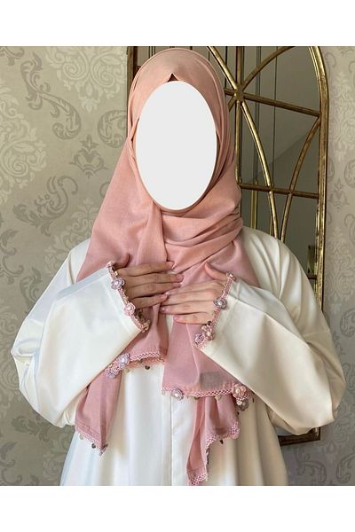 Nimet Abla Butik Hand Embroidered Prayer Robe Suit
