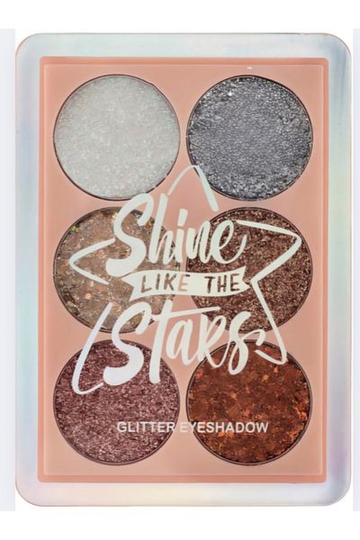 Sibelon Glitter Eyeshadow Palette 6 Pcs
