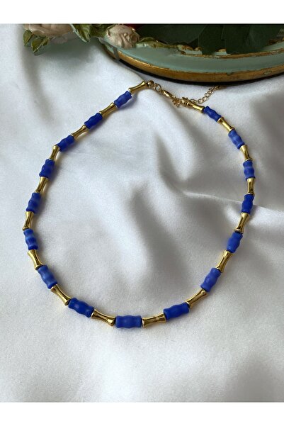 Asia by Leuvoié Asia By Leuvoie El Yapımı Doğal Taş Kolye