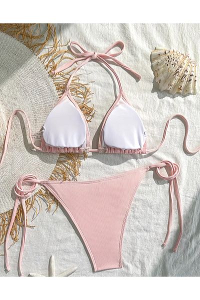 G&H UNDERWEAR Σετ μπικίνι Pink Seashell