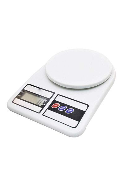 SIKS ® electronic scale with maximum capacity 10kg, white