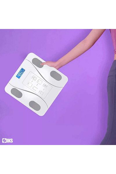 SIKS Electronic Scale, Smart Application, Illuminated Digital Screen, Supports Max 180 Kg