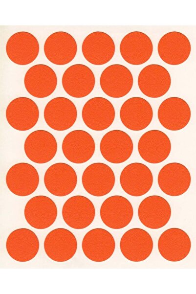 Sucuoğlu Yapışkanlı Vida Gizleme Yapıştırma Vida Tapası Tıpası(50 Adet) - Portakal