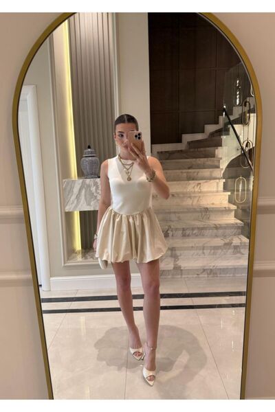 CLASSYY BUTİK BALON ETEKLİ ELBİSE