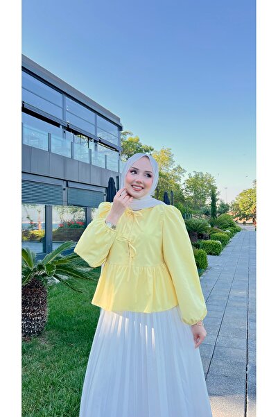 RİELLA Etek Üstü Gömlek - Sarı