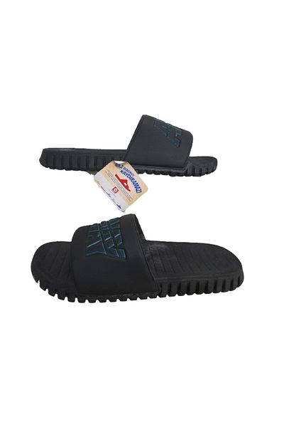 GEZER Men's Black Non-Slip Slippers Balcony Beach Pool Wet Floor Slippers