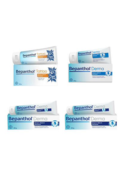 Bepanthol Tattoo Dövme Merhemi 50 gr 1 Adet+Derma Onarıcı 50 gr 1 Adet+Derma Onarıcı 30 gr 2 Adet