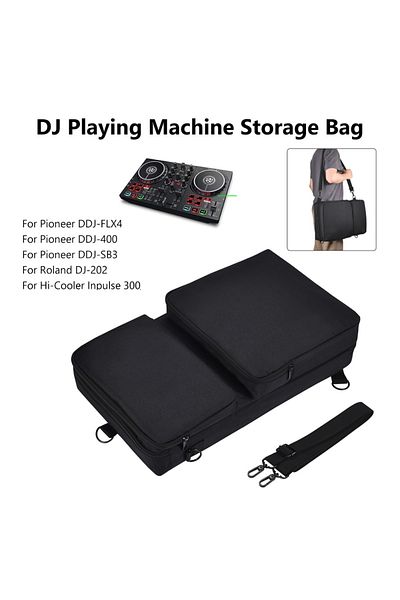 ALLOYSEED Portable Dj Controller Padded Storage Bags Dustproof Turntables Protective Case Scratch-resistant...