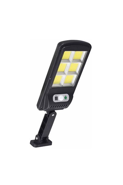 OEM Lampă Solară Led Eldin Cu 6 Cob, 160 Led-uri, Telecomandă, Senzor De Mișcare, Ip65, 8-10 Ore