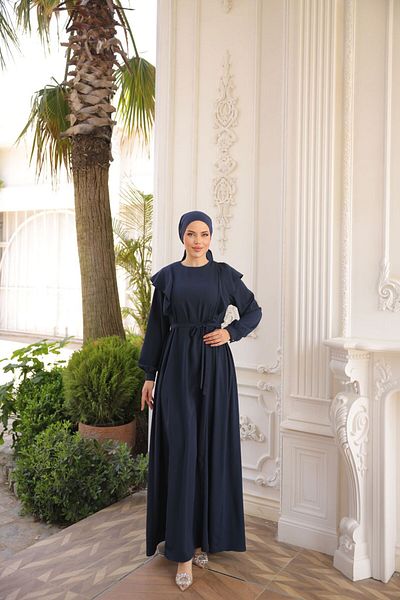 Nissra Ankanoor Shoulder Flounce Hijab Φόρεμα Anka255090