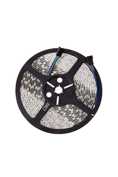 SIKS RGB LED Strip 10 Meters, RGB 5050 Led, 600 Leds, Waterproof, IP65, 10W/m, Cuttable, Multicolor