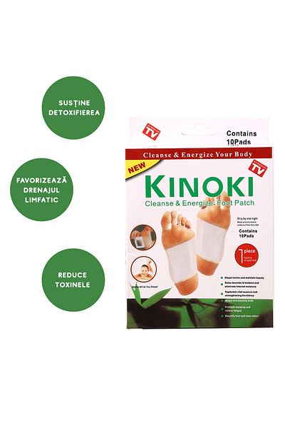 Kinoki Eldin Set of 50 Patches for Detoxification, Lymphatic Drainage, Toxin Elimination and Relaxation