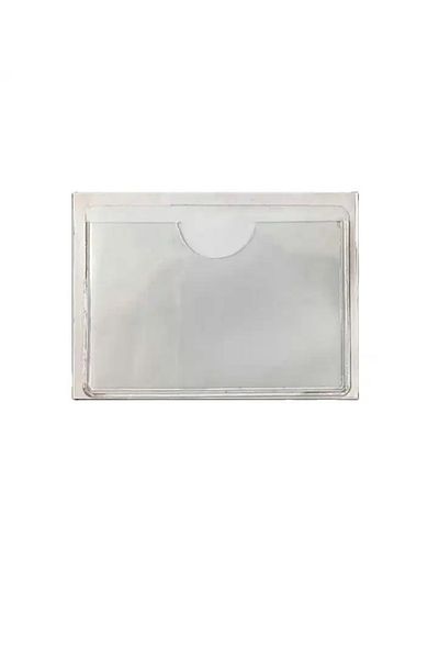 OEM Set buzunar autoadeziv, 2 buc, transparent 9cmx12 cm parcare sau ecusoane ridesharing (Uber, Bolt )