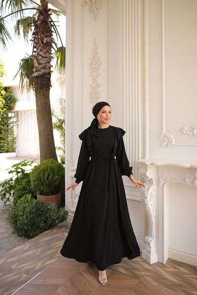 Nissra Ankanoor Shoulder Flounce Hijab Φόρεμα Anka255090