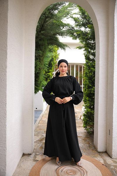 Nissra Φόρεμα Ankanoor Raglan με μανίκια με κορδόνι γιακά Anka255089