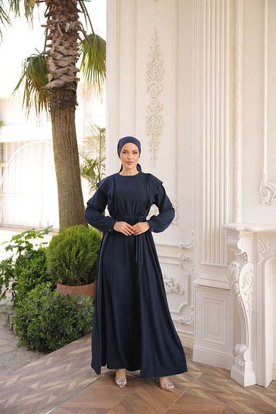 Nissra Ankanoor Shoulder Flounce Hijab Φόρεμα Anka255090