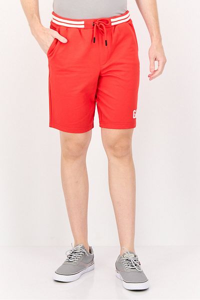 GAP Men Brand Logo Basic Shorts, Red