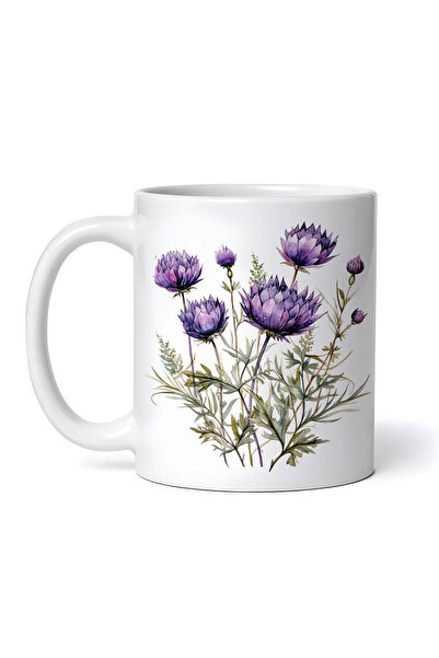 OEM Cană albă personalizată, buchet de flori cu maraschino, Inovatix®. 330ml