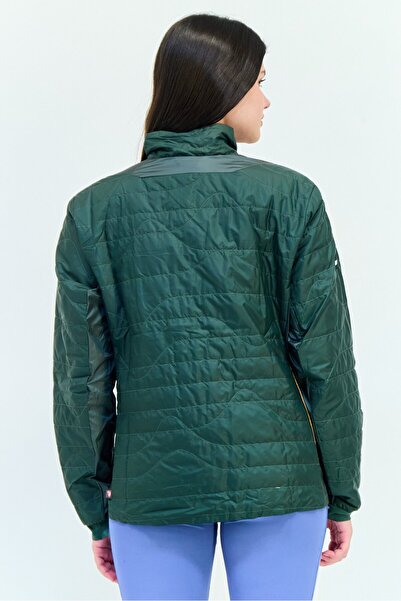 hoka Women Sportswear Fit Long Sleeves Outdoor Jacket, Dark Green