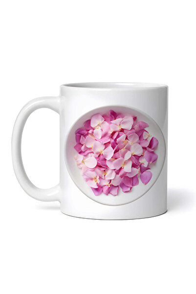 OEM Cană albă personalizată, bol cu ​​orhidee, Inovatix®. 330 ml