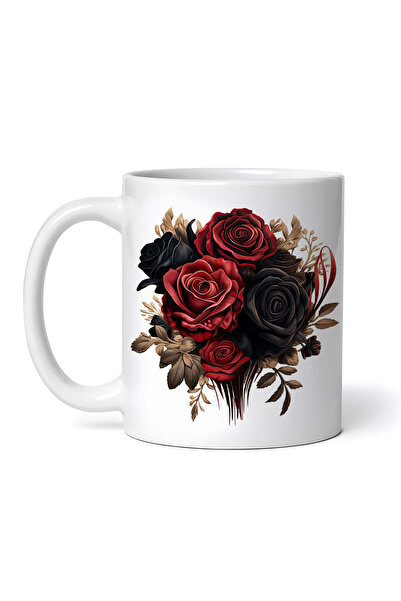 OEM Personalized White Mug, Afrodita Bouquet, Inovatix®. 330ml