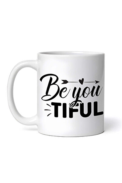 OEM Cană albă personalizată, Be you-tiful, INOVATIX®. 330 ml