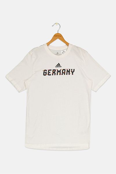 adidas Kids Boy Sportswear Fit Short Sleeve Outdoor T-Shirt, White