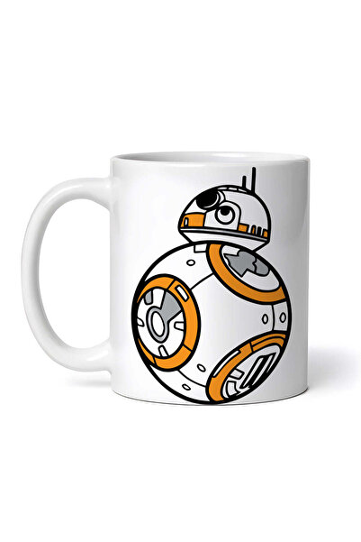 OEM Cană albă personalizată, Bb8 cu minge, Inovatix®. 330 ml