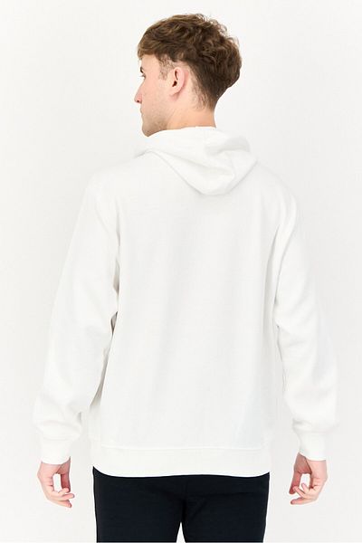 SKECHERS Men Sportswear Fit Long Sleeves Outdoor Hoodie, White