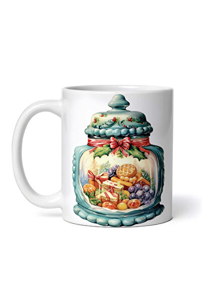 OEM Εξατομικευμένη λευκή κούπα, Amelia Sweet Jar, INOVATIX®. 330ml