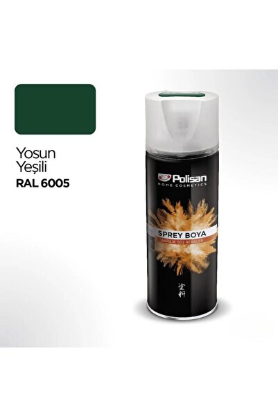 Polisan Akrilik Sprey Boya Yosun Yeşili 400 ML RAL 6005