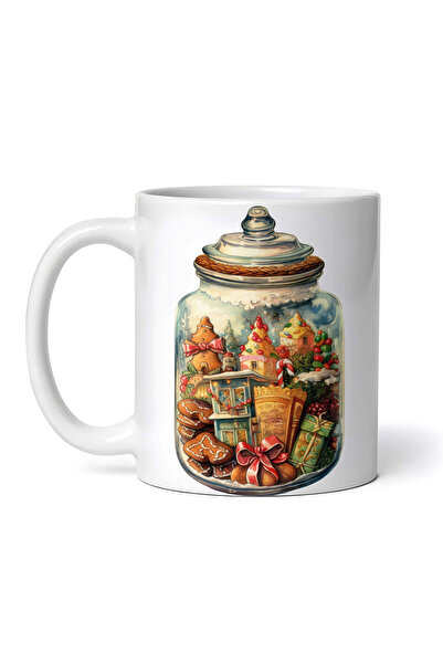 OEM Cană albă personalizată, borcan Carla Sweet, Inovatix®. 330 ml