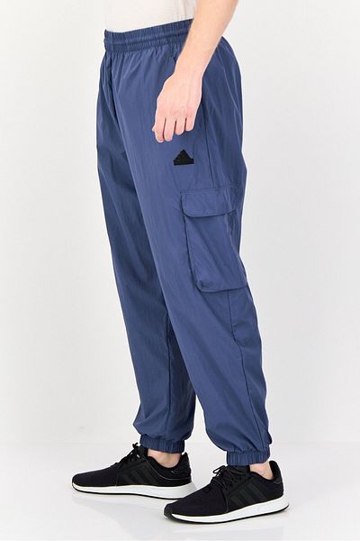 adidas Men Loose Fit Training Track Pants, Slate Blue