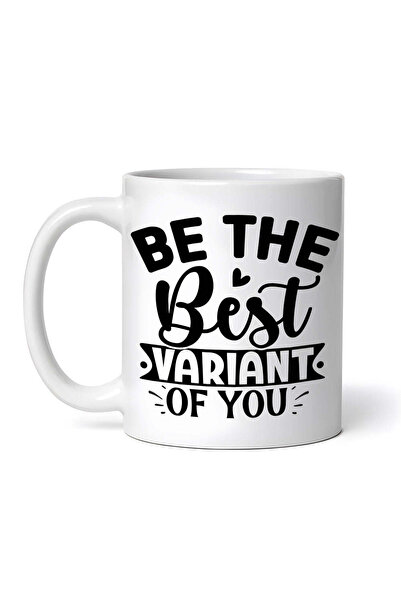 OEM Cană albă personalizată, Fii cea mai bună variantă a ta, INOVATIX®. 330 ml