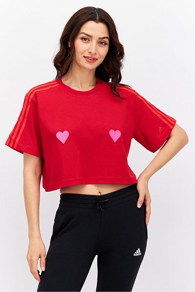 adidas X Ivy Park Women Sportswear Fit Short Sleeves Outdoor Top, Red