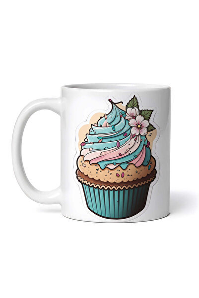 OEM Cană albă personalizată, brioșe cu smântână și frișcă, Inovatix®. 330 ml