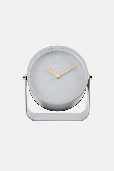 Nautica Alarm Clock, Grey