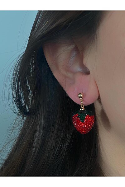 Amor fati Çilek Küpe