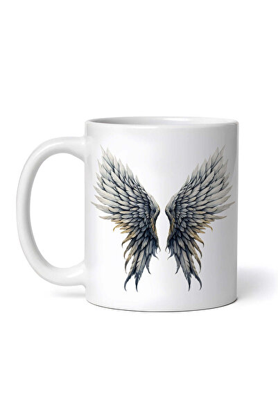 OEM Cană albă personalizată, Aman Aripi de Înger, Inovatix®. 330ml