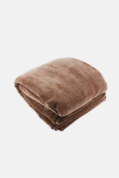 Muy Mucho Double-sided Plaid 180 X 240 Cm, Brown