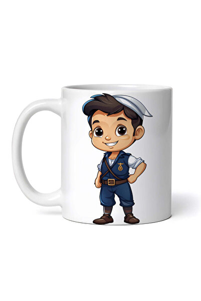 INOVATIX Personalized White Mug, Sailor Boy Seifuku, Inovatix®. 330ml