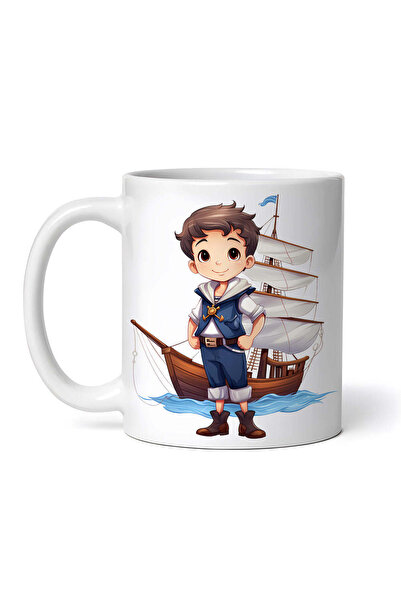 OEM Cană albă personalizată, Sailor Boy Moriko, INOVATIX®. 330ml