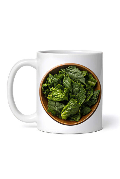 OEM Cană albă personalizată, Bol cu ​​Spanac, INOVATIX®. 330ml