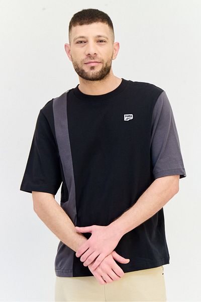 Puma Men Sportswear Fit Short Sleeve Outdoor T Shirt, Black