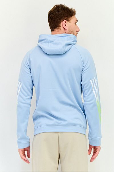 adidas Men Regular Fit Long Sleeves Outdoor Hoodie, Sky Blue
